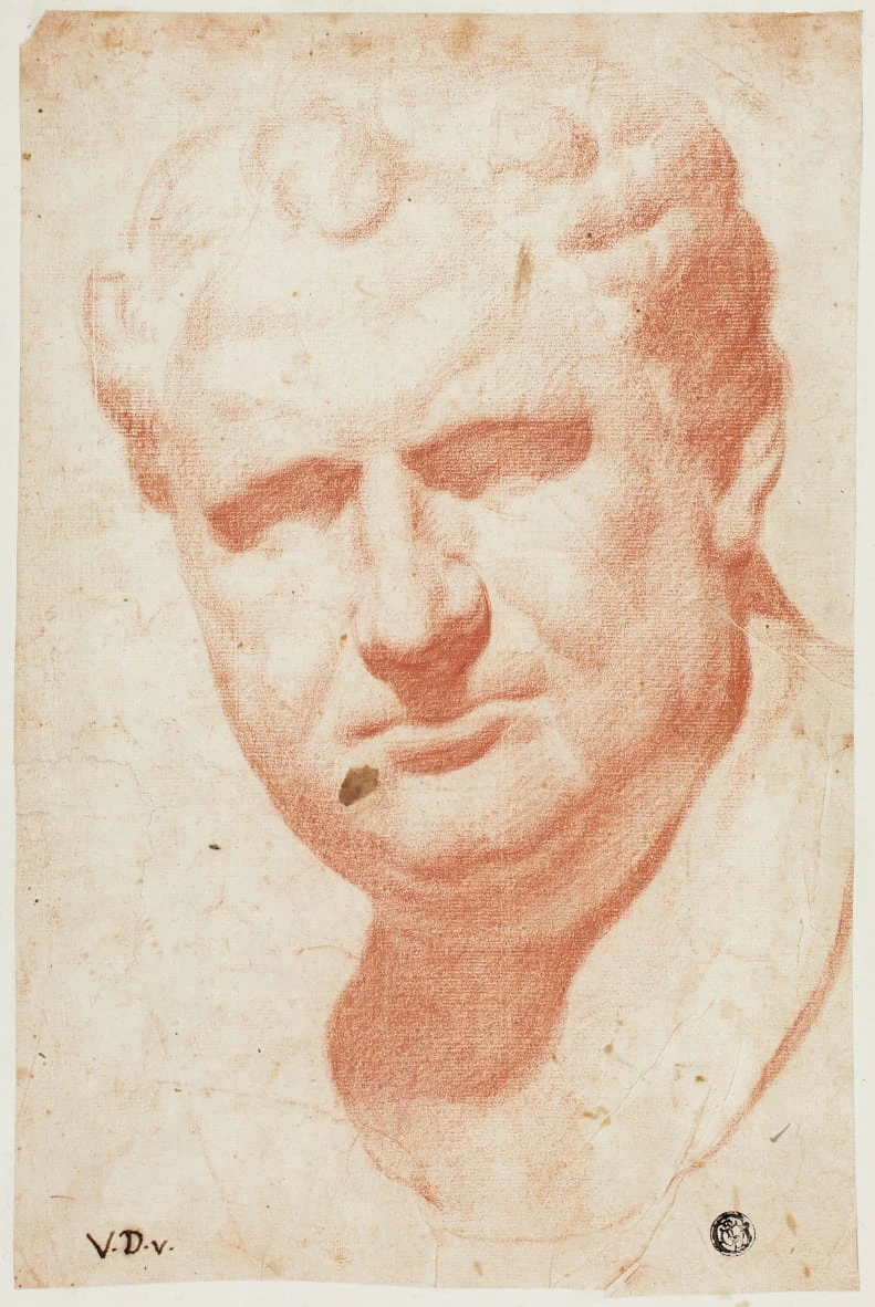Busto antico di Vespasiano - Art Institute of Chicago
